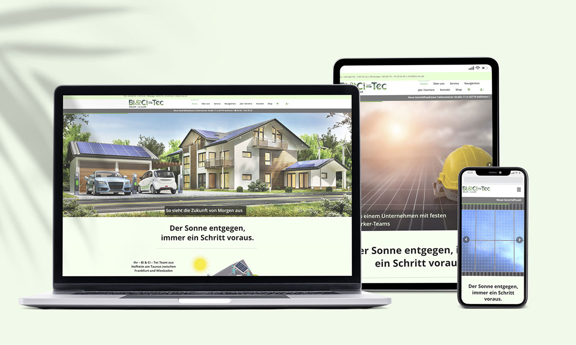 sisdev's Website-Design für Bici-Tec