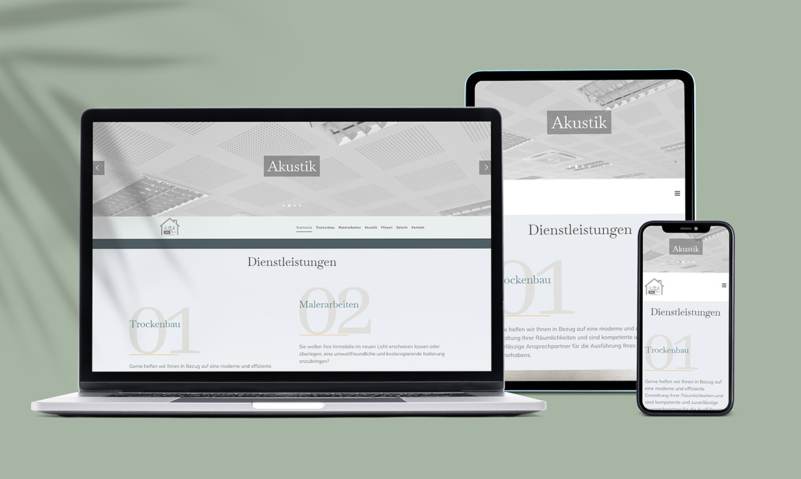 Webdesign für Hessa-Innenausbau
